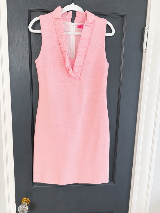 Lilly Pulitzer Dresses & Skirts - Lilly Pulitzer Pink Textured Shift Dress – Size Small